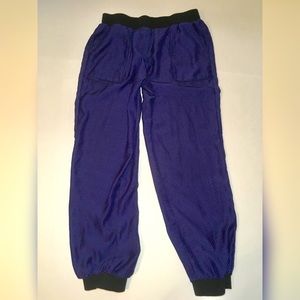 Urban O Silence Noise M purple black jogger pants